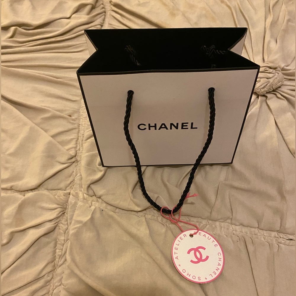 Chanel Beauty Shopping Bag with Gift Tag - Soho NYC Store